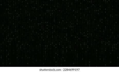 Binary code abstract technology background. Global network