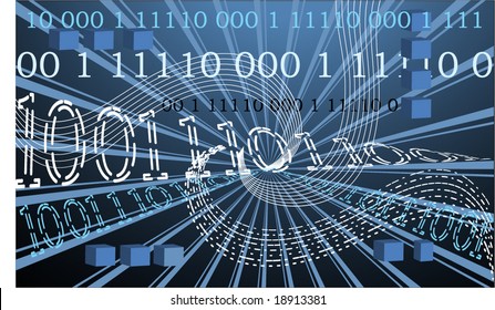 binary code background