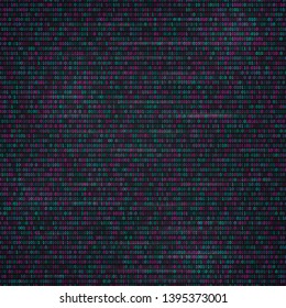 Binary Code Background Programming Code Dark Stock Vector (Royalty Free ...