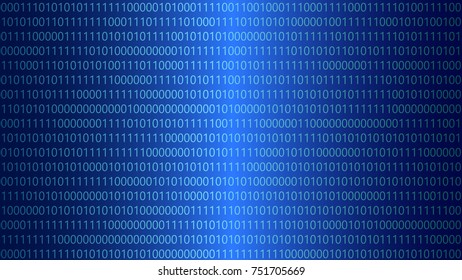 Binary Code background. Vector.