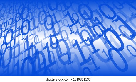Binary code data processing vector creative conception
