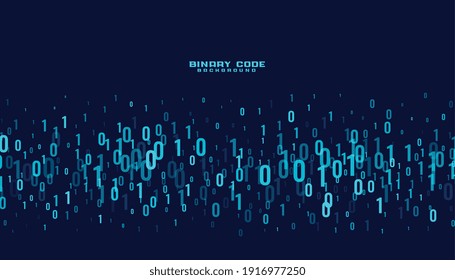 binary code digital data numbers background