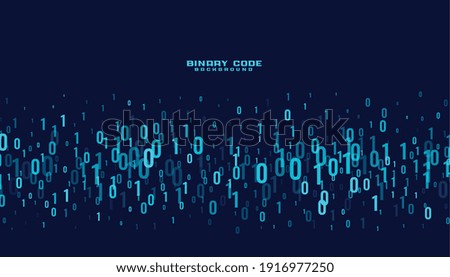 binary code digital data numbers background