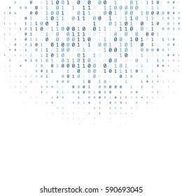 Binary code digital technology background