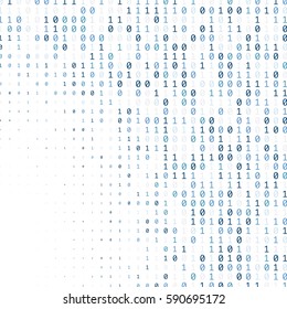 Binary code digital technology background