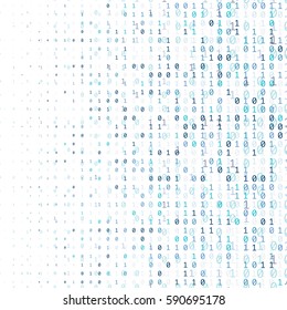 Binary code digital technology background