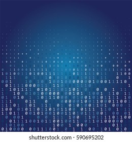 Binary code digital technology background