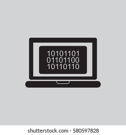 binary code icon
