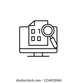 binary, code icon. Element of robotics engineering for mobile concept and web apps icon. Thin line icon for website design and development, app development. Premium icon