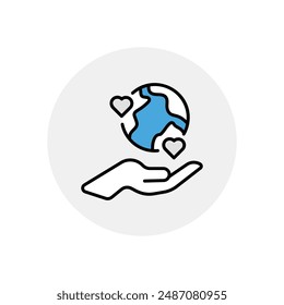 Binary Code icons set vector stock illustration