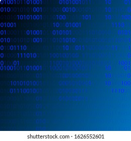 Binary code on white background pattern. Seamless digital technology background. abstract matrix. programming computer code. technology concept. vector illustration