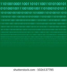 binary code scattered horizontally