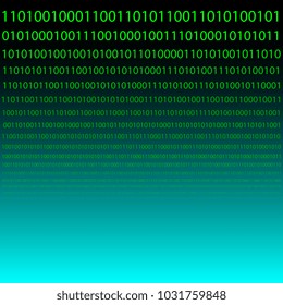 binary code scattered horizontally