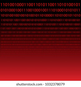 binary code scattered horizontally