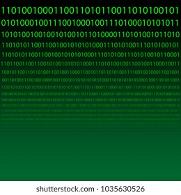 binary code scattered horizontally