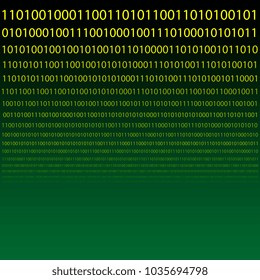 binary code scattered horizontally