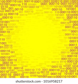 binary code scattered radially