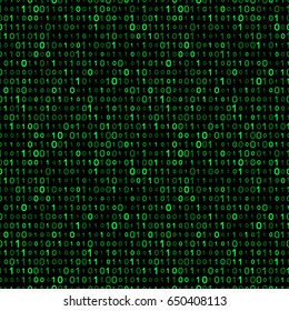 binary code seamless pattern. vector illustration - eps 8