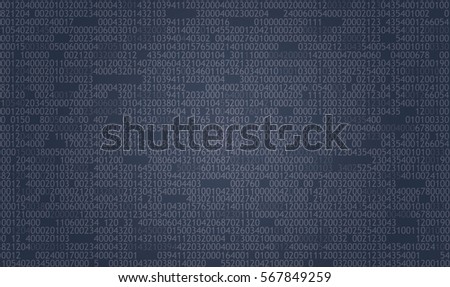 Binary code. Technology background