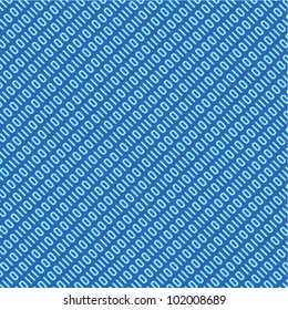 Binary code vector background or wallpaper, plus seamless pattern included in swatch palette ( for high res JPEG or TIFF see image 101732161 )