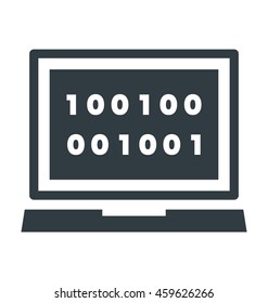 Binary Code Vector Icon