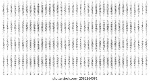 Binary code zero one abstract matrix white background with binary computer code.