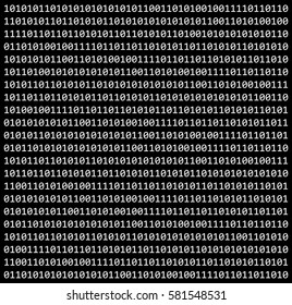 binary code zero one matrix black background beautiful banner wallpaper design illustration 
