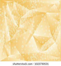 Binary Computer Code Background. Gradient 01 Numbers Pattern. Data and Technology Texture. Matrix Template for Cyber Design