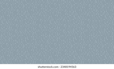 Binary computer code. Seamless code stream vector background. Tech pattern 01 digital code grey texture.
