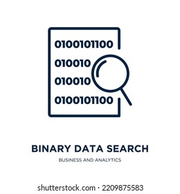 binary data icon