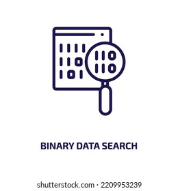 binary data icon