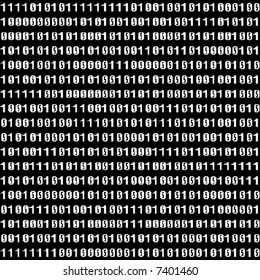Binary figures. Vector seamless wallpaper