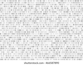 Binary matrix computer data code vector seamless background. Binary code for programming, illustration of digital code