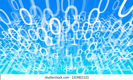 Binary numbers design, algorithm digital transformation