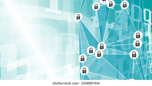 Binary zeros ones, cloud computing digital transformation