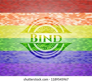 Bind lgbt colors emblem 