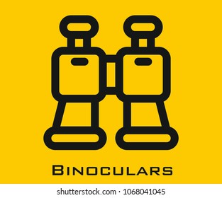 Bindculars vector icon