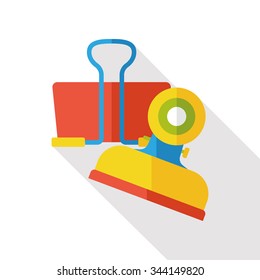 Binder Clip flat icon