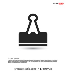 Binder clip icon 