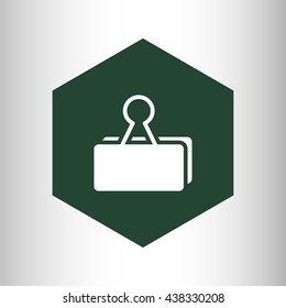 binder clip icon