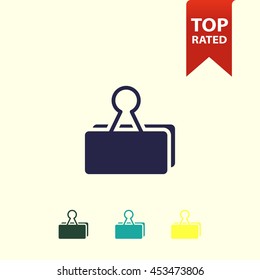 binder clip icon