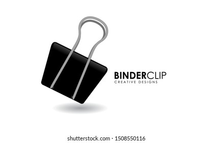 Binder Clip icon, Vector Illustration
