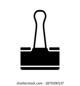 Icono de clip de enlace.  ilustración vectorial. 