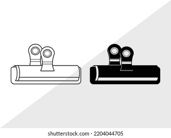 Ilustración de vectores imprimibles SVG del clip de enlace
