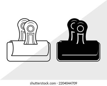 Ilustración de vectores imprimibles SVG del clip de enlace