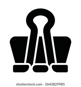 Binder clip Vector Icon which can easily modify or edit

