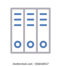 binder colour linr vector icon