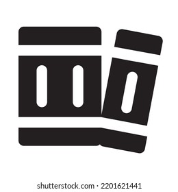 Binder Files Icon SOlid Style