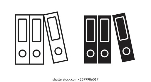 Symbolkonzept für Binder. Logo-Symbol für Web und Mobile. Pixel perfekt.