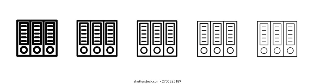 Diseño de icono de carpeta, logotipo, App, interfaz de usuario. Ilustración vectorial, EPS